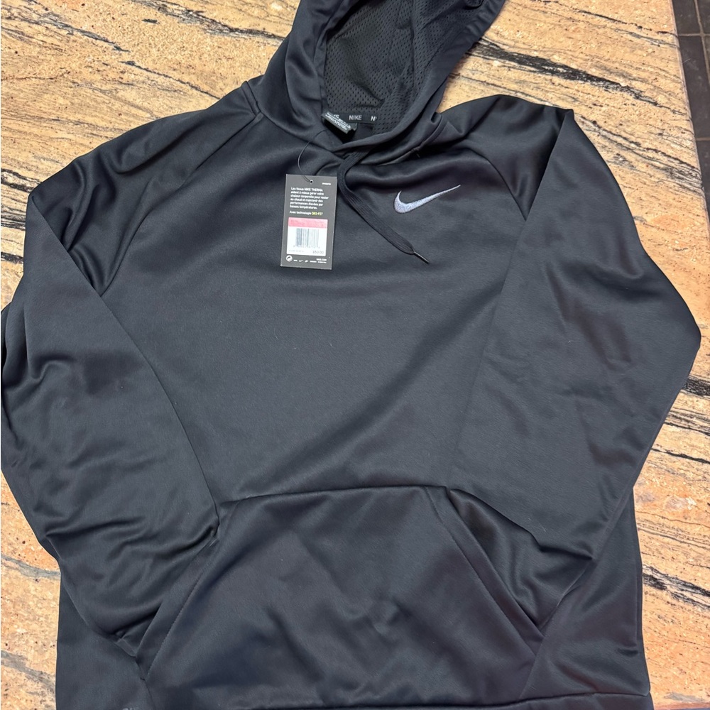 NWT Nike Black Pullover with Swoosh